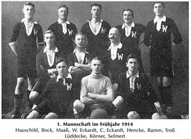 1914 Liga Mannschaft des SV Alemannia Wilster 1904