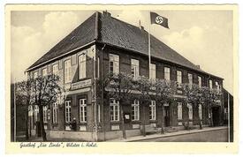 1939 Gasthof Zur Linde am Kohlmarkt in der Stadt Wilster