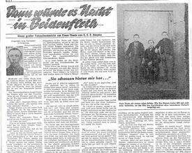 Norddeutsche Rundschau 10. November 1956