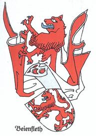 Wappen der Familie Beienfleth aus der Wilstermarsch