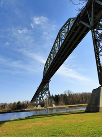 2020 Eisenbahn Hochbrücke Hochdonn über den Nord- Ostsee Kanal
