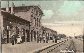 1906 Bahnhof an der Tagg-Straße (damalige Bahnhof-Straße)