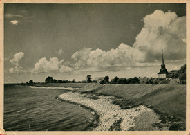 1948 Deich an der Elbe vor Brokdorf
