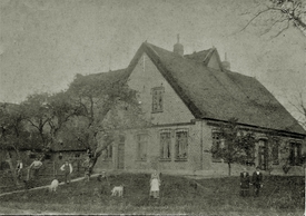1907 Gehöft (Hof 326) an der Wilsterau in Averfleth - Gemeinde Neuendorf