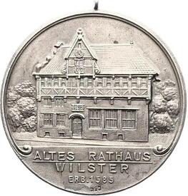 1933 Silberne Medaille - Bundesschießen vom 25 bis 28 Juni 1933 in der Stadt Wilster