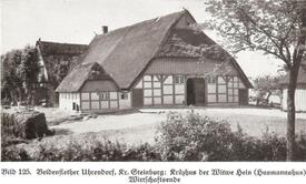 1937 Husmannshus in Beidenflether Uhrendorf in der Wilstermarsch