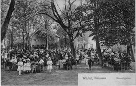 1910 Konzertgarten am Trichter, einem historischen Gartenhaus in Wilster