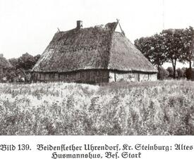 1936 Bauernhaus - Husmannshuus in Beidenflether Uhrendorf in der Wilstermarsch