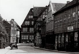 ca. 1929 Marktstraße - die spätere Op de Göten in Wilster