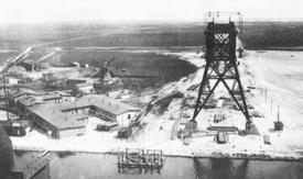 1914 - 1920 Bau der Hochbrücke Hochdonn - Kragträger 