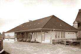 1959 Bahnhof Wilster - neuer Pavillon und Abbruch des alten Empfangsgebäudes