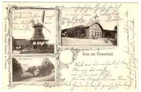 1901 Krummendiek, Mühle in Krummendiek an der Bekau