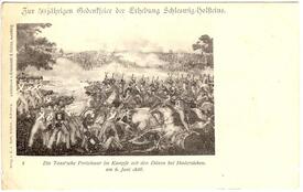 06.06.1848 Gefecht einer Schleswig-Holsteinischen Freischar mit den Dänen bei Hadersleben