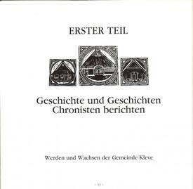 Chronik Kleve - Ziegelstein und Krone