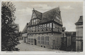 1925 Altes Rathaus in der Stadt Wilster