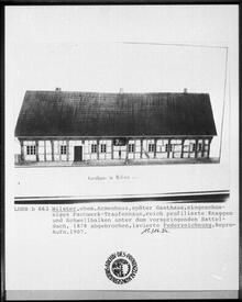 1865 Städtisches Armenhaus und Altersheim an der Burger Staße in Wilster