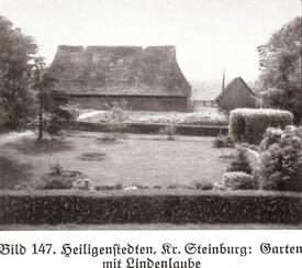 1938 Bauerngarten in Honigfleth, Gemeinde Stördorf, Wilstermarsch