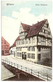 1898 Altes Rathaus, Wilsterau in der Stadt Wilster