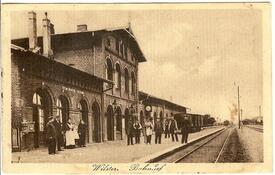 1904 Bahnhof in Wilster an der damaligen Bahnhofstraße (heutige Tagg-Straße)