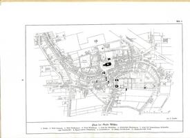 1914 Lageplan der Stadt Wilster