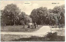 1908 Stadtpark in der Stadt Wilster