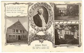 1909 Heimat-Dichter Johann Meyer - geboren in Wilster