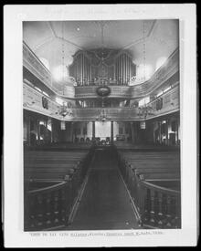 1930 Innenraum und Orgel der St. Bartholomäus Kirche zu Wilster