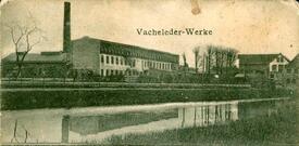 1906 Vacheleder Werke an der Straße Landrecht in Wilster