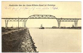 1925 Hochbrücke Hochdonn über den Kaiser-Wilhelm Kanal (heutiger Nord- Ostsee Kanal)