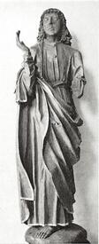 1962 - Statuette des Jünger Johannes in der Kirche St. Nicolai zu Beidenfleth in der Wilstermarsch