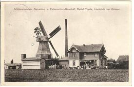 1913 Mühle FORTUNA in Hochfeld, Gemeinde Dammfleth in der Wilstermarsch