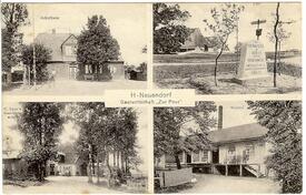 1918 Hinter-Neuendorf und Sachsenbande, Gaststätte Handelshof, Meierei