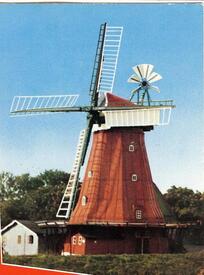 1978 Beidenfleth an der Stör - Windmühle HOFFNUNG
