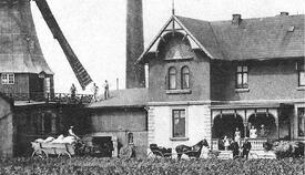 1913 Mühle FORTUNA in Hochfeld, Gemeinde Dammfleth in der Wilstermarsch