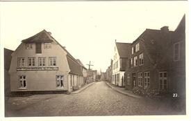 1866 Neustadt in Wilster - Blick von der Schott Brücke