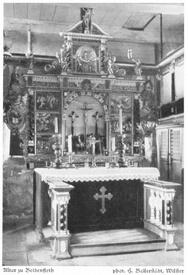 1925 Altar der Kirche St. Nicolai zu Beidenfleth in der Wilstermarsch