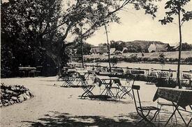 1944 Heiligenstedten, Gasthof Zur Erholung - Garten am Ufer der Stör