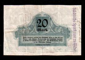 (1918) Notgeld-Schein der Stadt Wilster zu 20 Mark