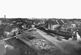 1875 Hafen am Rosengarten der Stadt Wilster