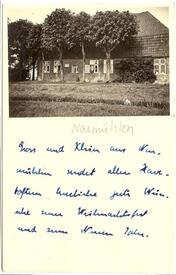 1941 Ländliches Wohnhaus in Neumühlen auf der Grenze zwischen den Wilstermarsch Gemeinden Wewelsfleth, Beidenfleth und Dammfleth