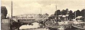 1902 erbaute Brücke im Zuge der Chaussee Wilster - Brunsbüttel über den Bütteler Kanal 