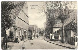1913 Wewelsfleth - Straße Neustadt, die heutige Dorfstraße