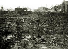  Am 15. Juni 1944 wurde die Stadt Wilster bombardiert und dabei die Mühle Lumpe völlig zerstört