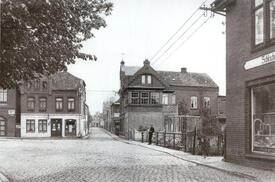 1928 Neumarkt und Blumenstraße in Wilster