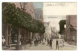 1904 Schmiedestraße und Neumarkt in der Stadt Wilster