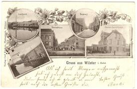 1901 Lederfabrik in der Stadt Wilster, Vereinsstraße, Landrecht