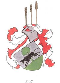 Wappen der Familie Boll aus der Wilstermarsch