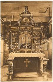 1920 Altar der Kirche St. Nicolai zu Beidenfleth