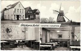 1970 Markt, Zingelstraße - Stückers Gaststätten in der Stadt Wilster