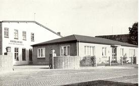 1955 Sack- und Planfabrik Spies an der Rumflether Straße in der Stadt Wilster